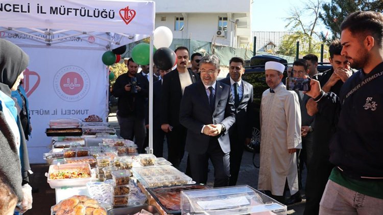 Tunceli'de Gazze için hayır çarşıları açıldı