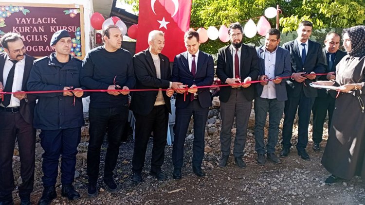 Arapgir Yaylacık Mahallesi Kur'an Kursu açıldı