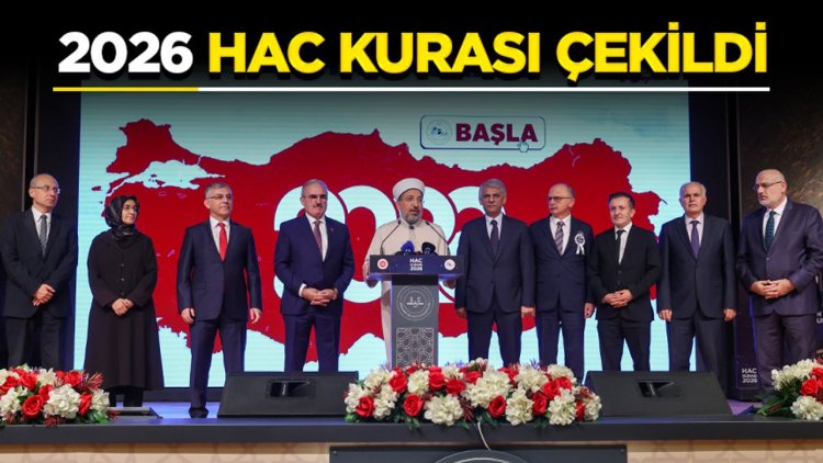 2026 hac kurası çekildi