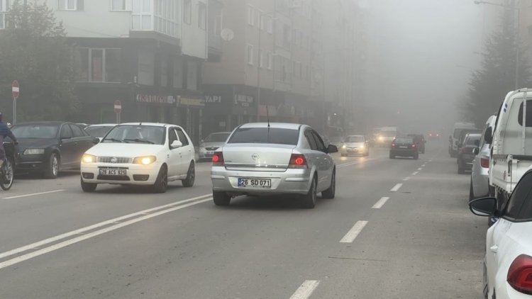 Eskişehir'de sis etkili oldu