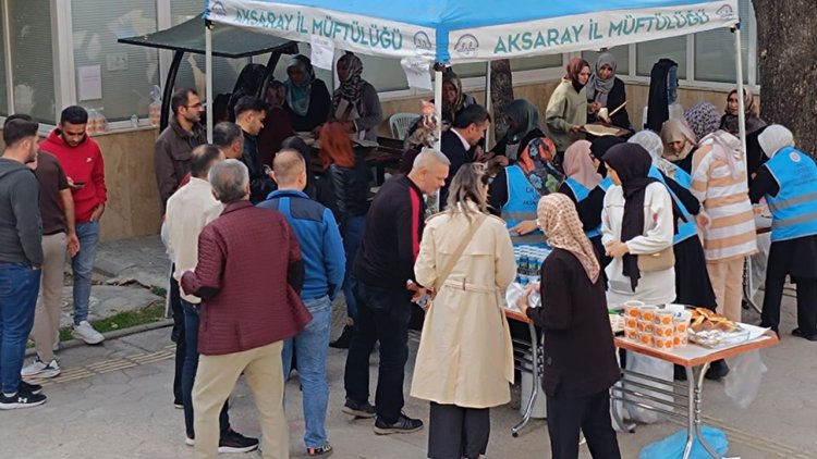 Aksaray'dan Gazze'ye hayır kermesi