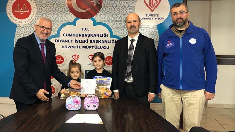 Düzceli miniklerden Gazze'ye destek