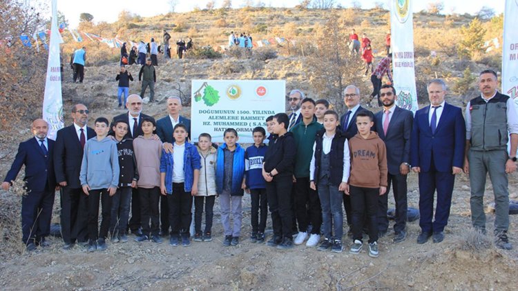 Karaman'da Hz. Peygamber anısına hatıra ormanı oluşturuldu