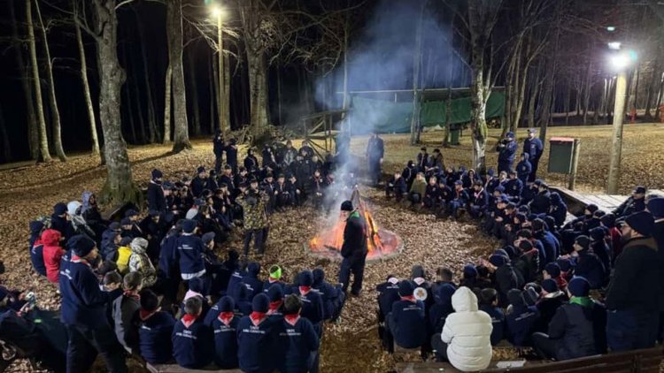 İstanbullu izciler Kocaeli'de "Diriliş" kamp ateşini yaktı