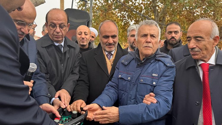 Yeşilyurt'ta Dilek Merkez Camii'nin temeli atıldı