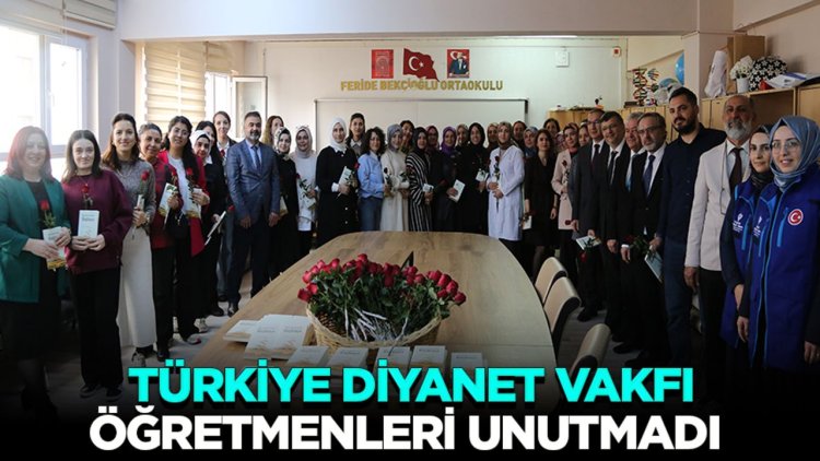 TDV, öğretmenleri unutmadı