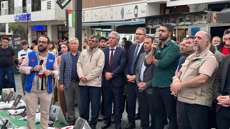 Bağcılar, bir günlük kazancını Gazze'ye bağışladı