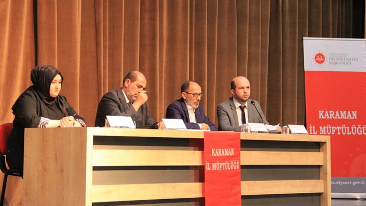 Karaman'da aile paneli düzenlendi