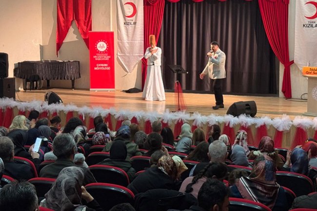 Çankırı'da "Ses Duaya, Gönüller Semaya" programı