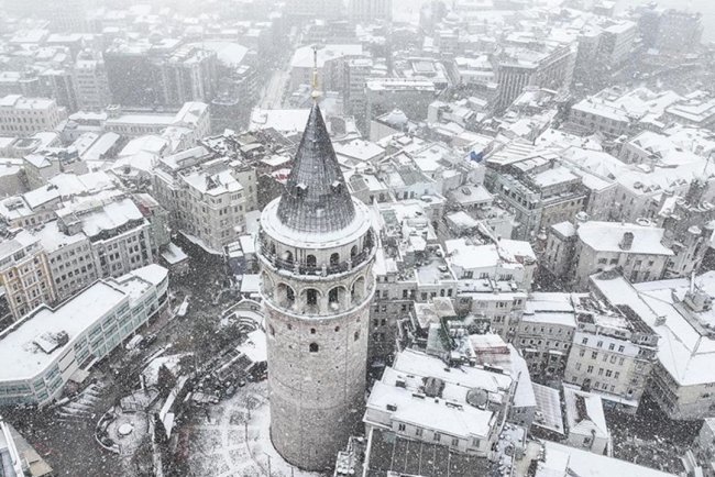 İstanbul'a kar geliyor