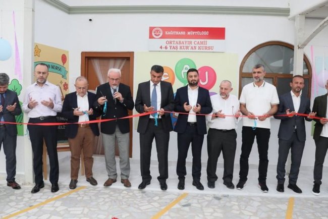 Ortabayır Camii 4-6 Yaş Kur’an Kursu dualarla açıldı