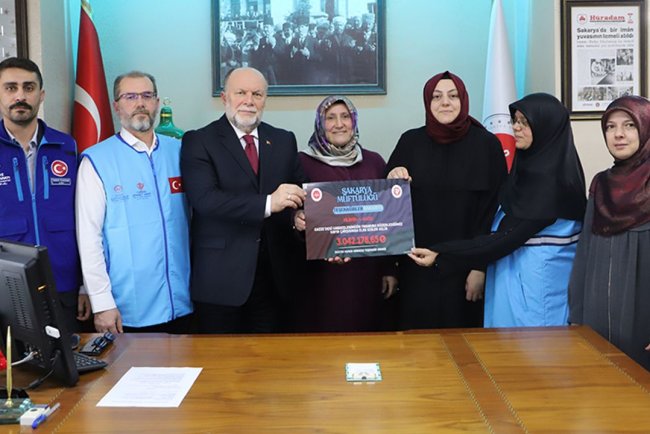 Sakarya'dan Gazze'ye büyük destek