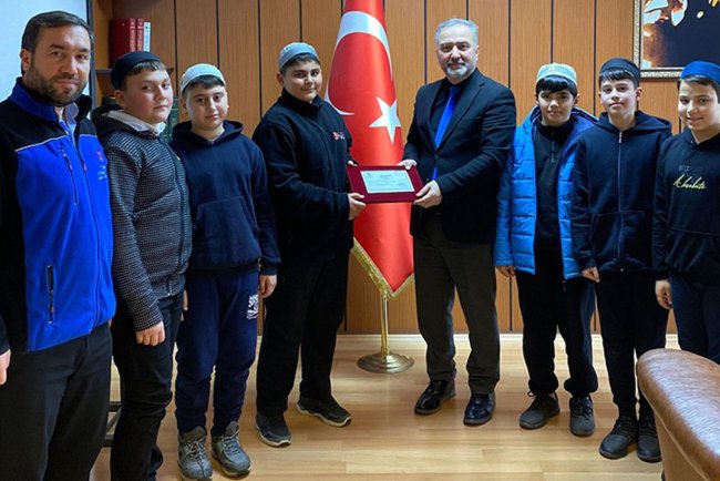 İnşaatı devam eden kursları için bağışta bulundular