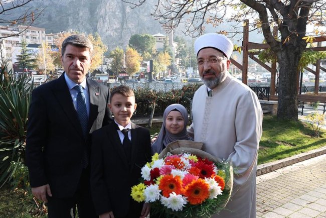 Diyanet İşleri Başkanı Prof. Dr. Arpaguş, Amasya’da ziyaretlerde bulundu