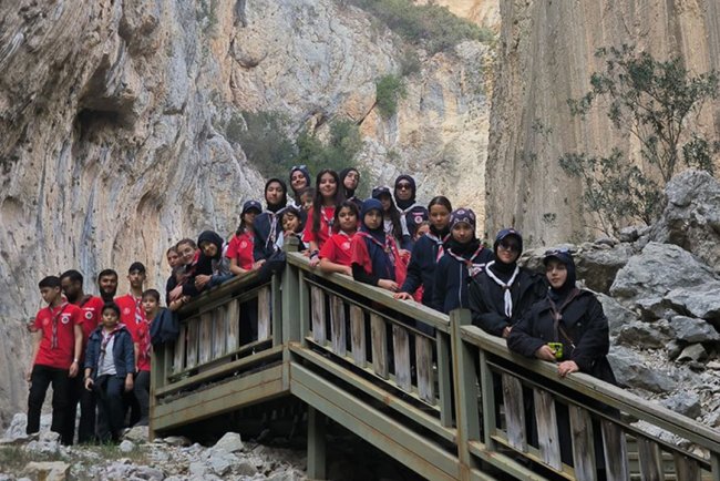 Adana'da gençler izcilik kampında buluştu