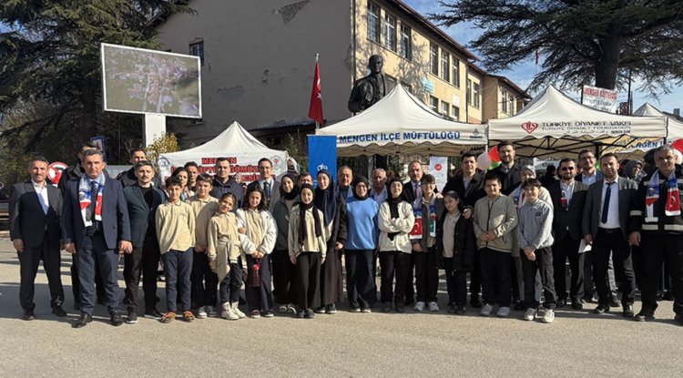 Mengen'de Gazze yararına kermes açıldı