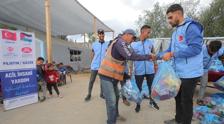 TDV, Gazze’deki yardımlarını sürdürüyor