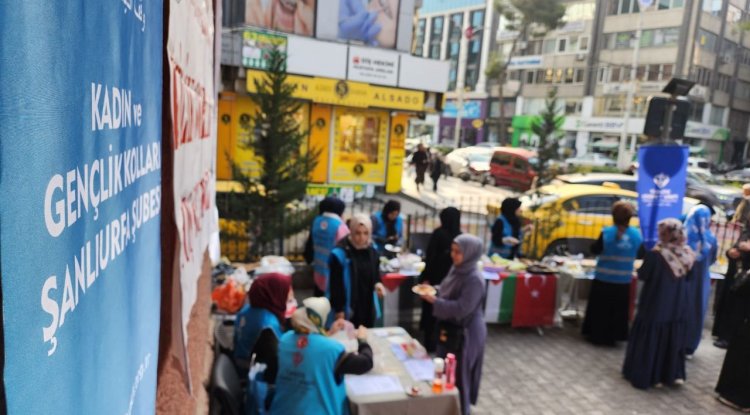 Gazze yararına hayır çarşısı kuruldu