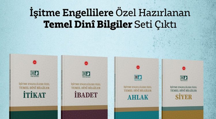 İşitme engellilere özel temel dini bilgiler seti çıktı!