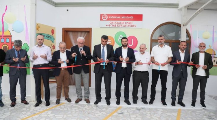 Ortabayır Camii 4-6 Yaş Kur’an Kursu dualarla açıldı