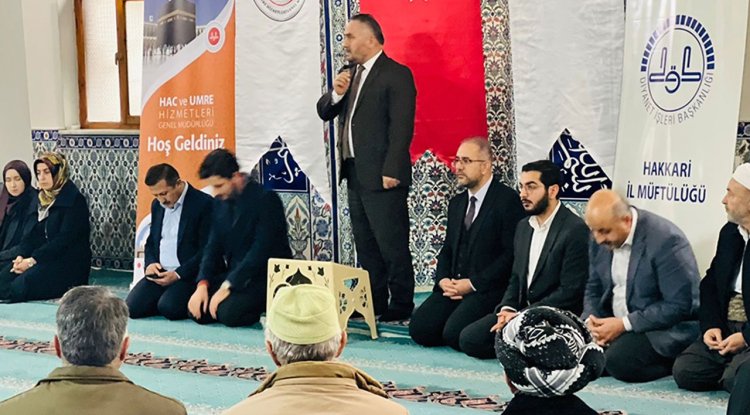 Hakkari'de umreciler bilgilendirildi