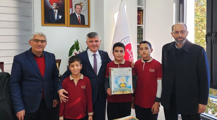 Köyceğiz'de imam hatipli çocuklardan Gazze'ye destek