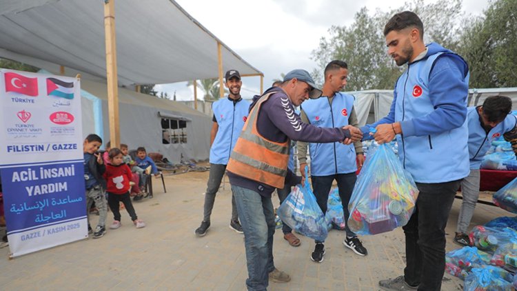 TDV, Gazze’deki yardımlarını sürdürüyor