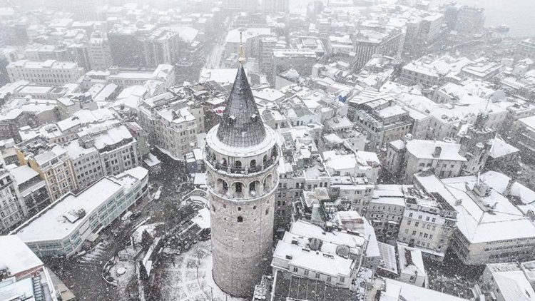 İstanbul'a kar geliyor