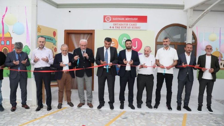 Ortabayır Camii 4-6 Yaş Kur’an Kursu dualarla açıldı
