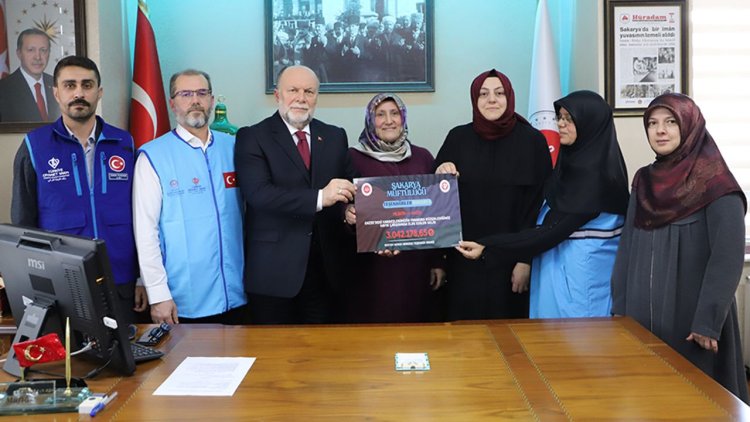 Sakarya'dan Gazze'ye büyük destek