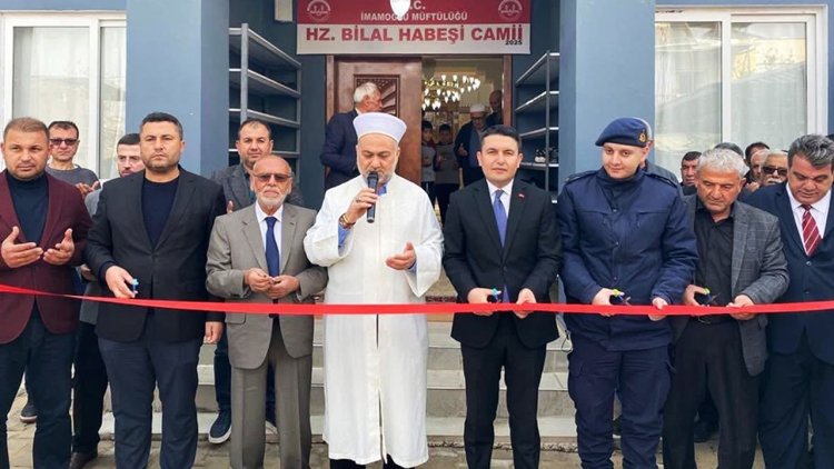Adana'da Hz. Bilal Habeşi Camii dualarla açıldı